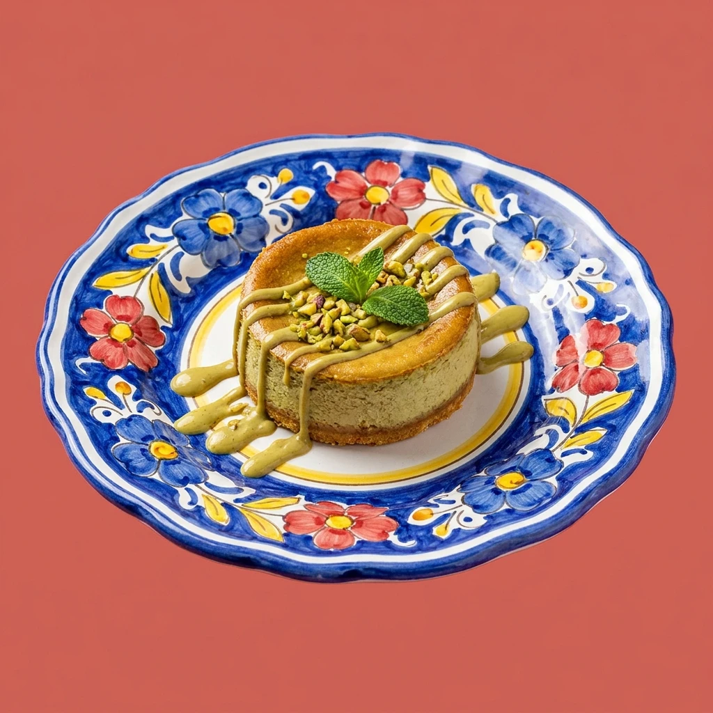 Cheesecake al pistacchio