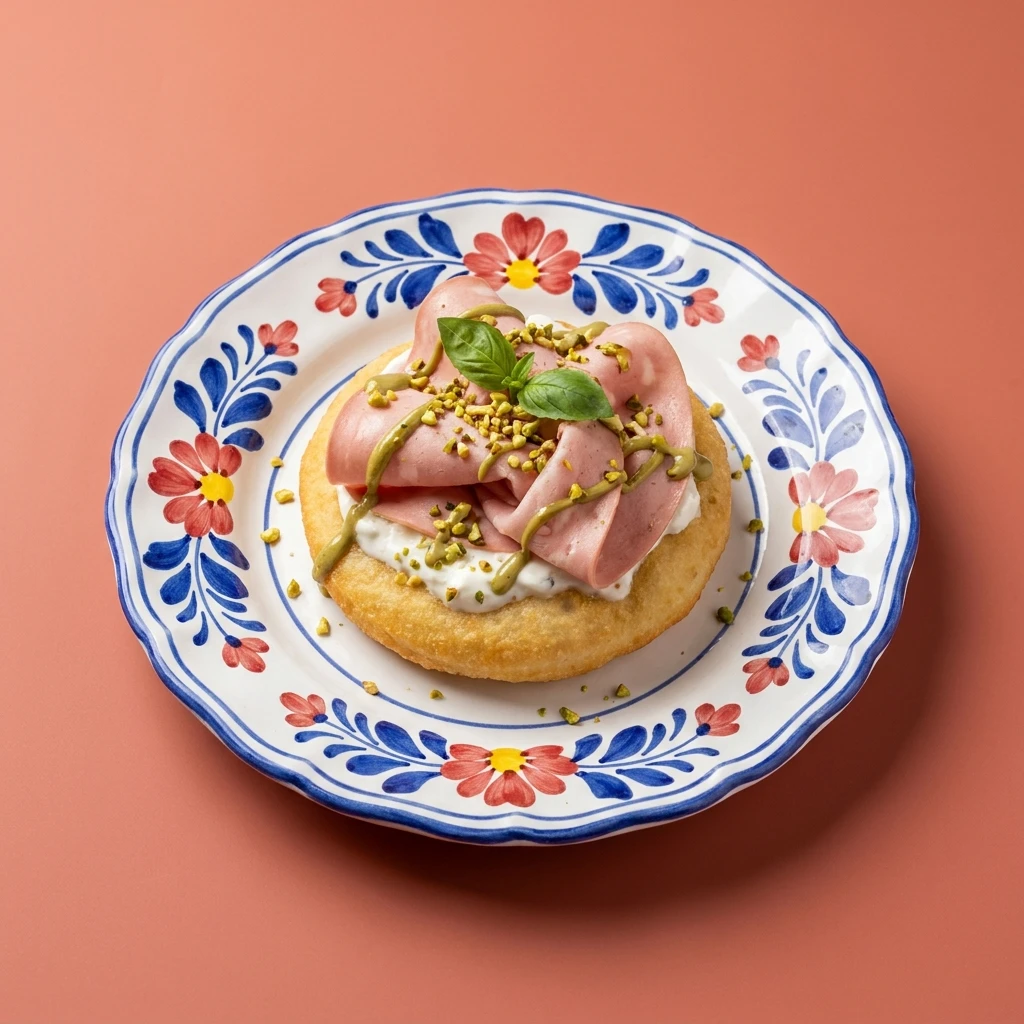 Montanarina pistacchio e mortadella